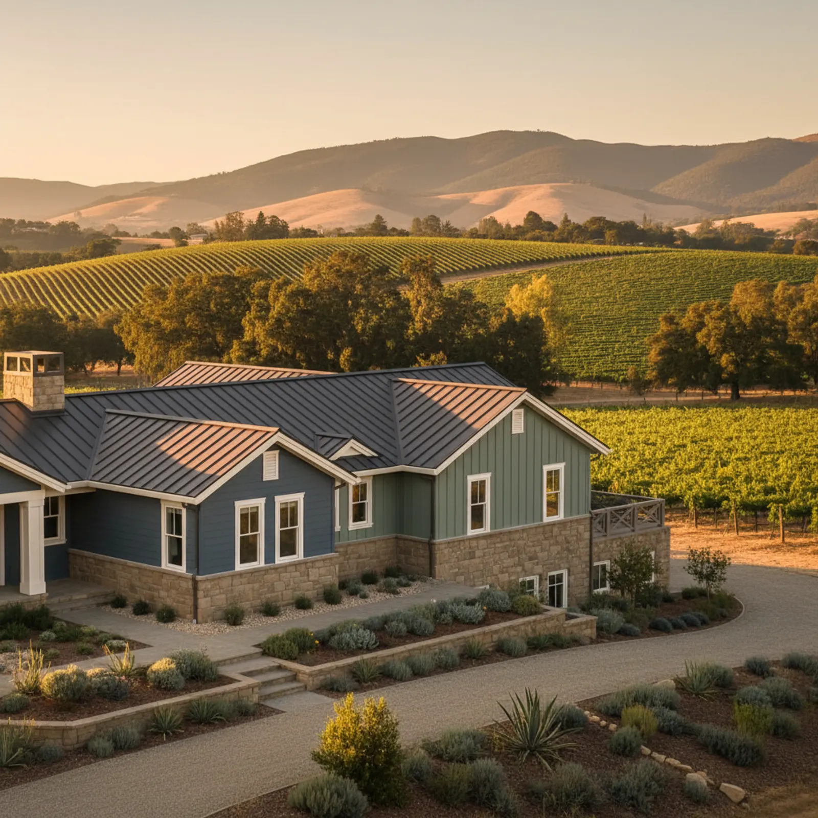 Fire-Resistant Siding in St. Helena, CA Fire-Resistant Siding for premium estates in St. Helena, California