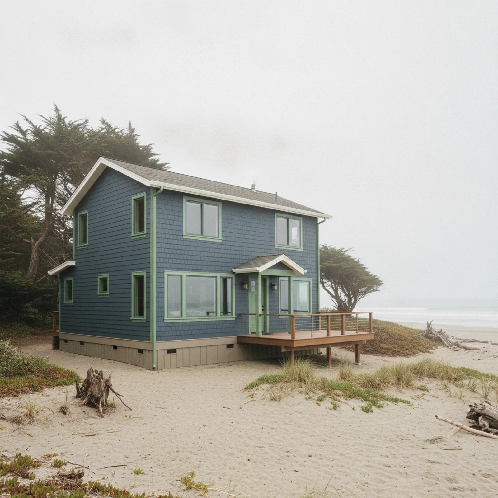 Siding in Stinson Beach, CA Siding for oceanfront beach cottages in Stinson Beach, California