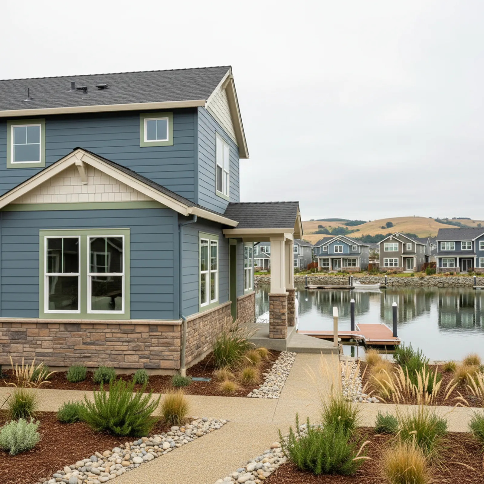 Siding in Suisun City, CA Siding for waterfront and newer tract homes in Suisun City, California