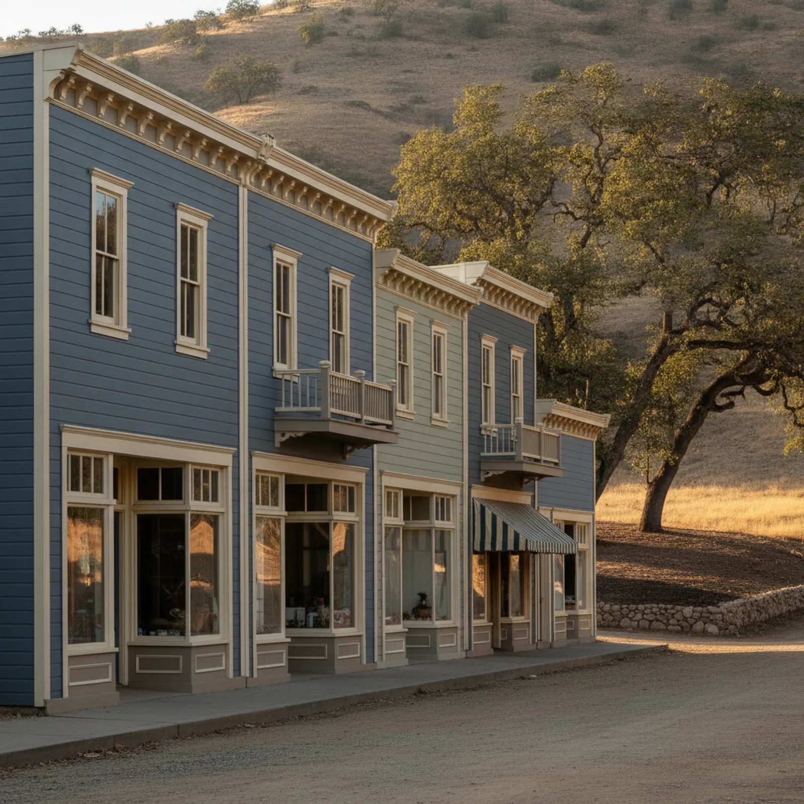 James Hardie Siding in Sutter Creek, CA James Hardie Siding for Gold Rush-era Main Street commercial and residential buildings in Sutter Creek, California