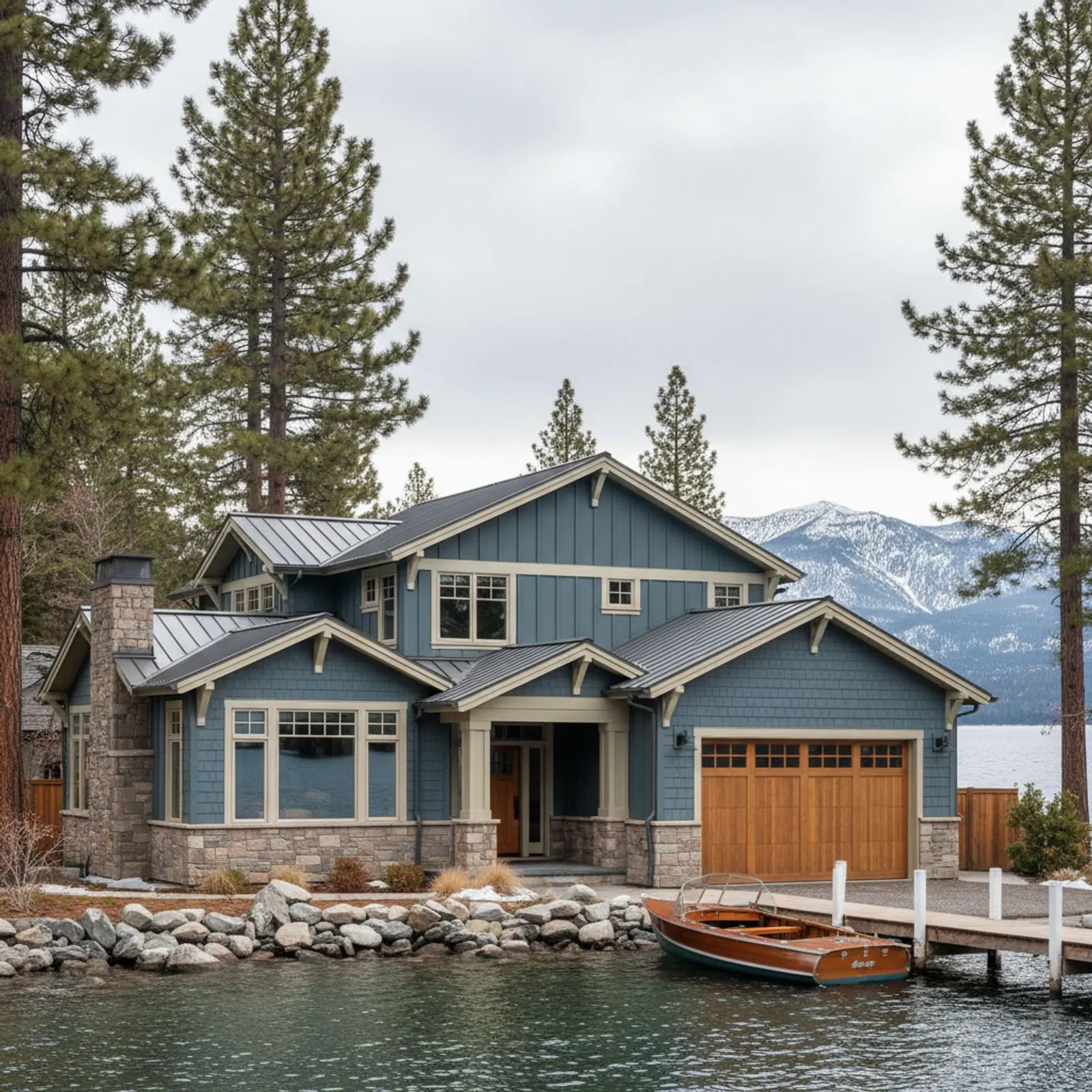 Exterior Contractor in Tahoe City, CA Exterior Contractor for Tahoe lakefront and near-shore homes in Tahoe City, California