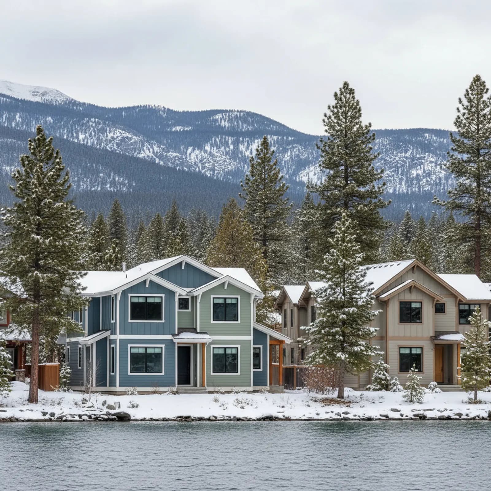 Fiber Cement Siding in Tahoe City, CA Fiber Cement Siding for Tahoe lakefront and near-shore homes in Tahoe City, California