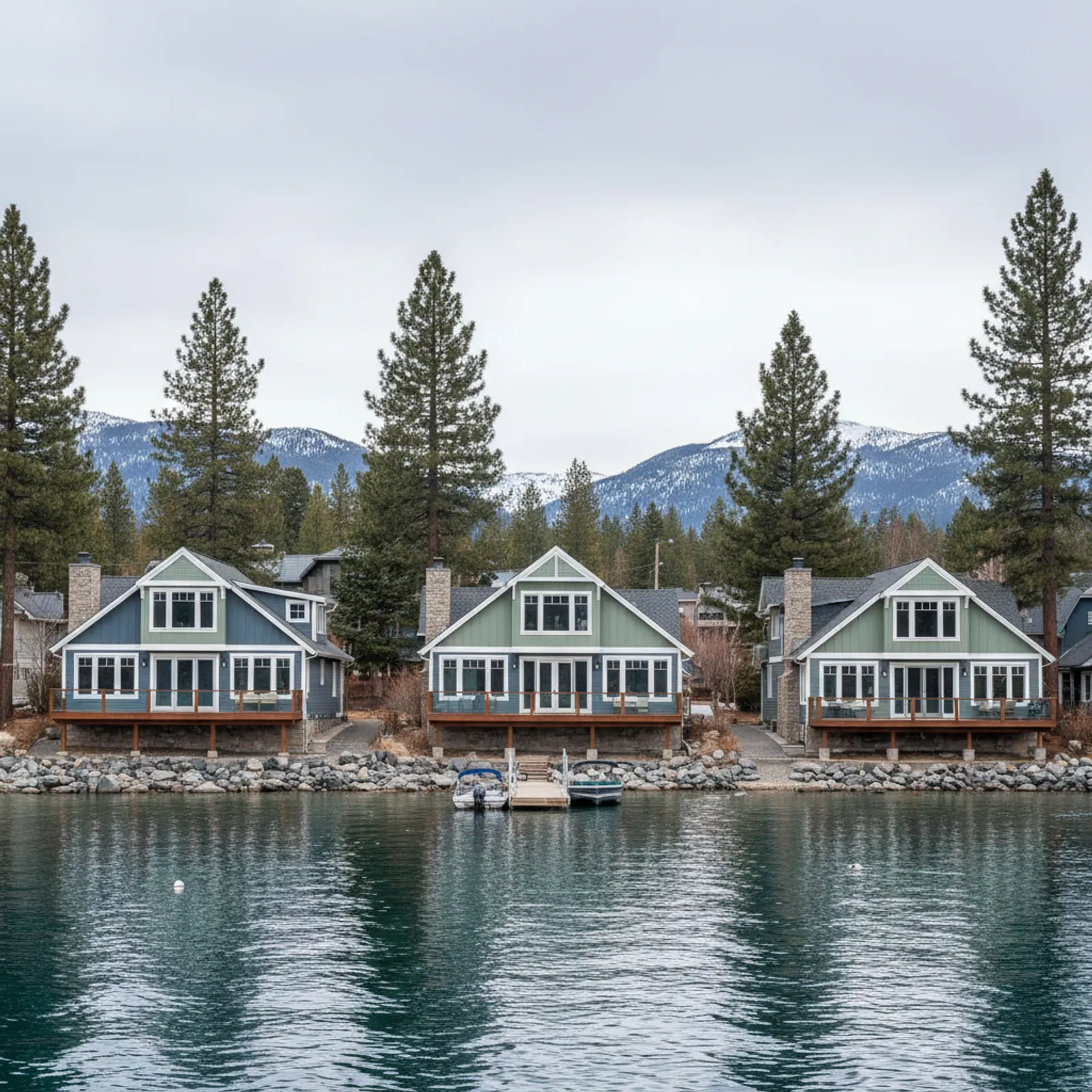 James Hardie Siding in Tahoe City, CA James Hardie Siding for Tahoe lakefront and near-shore homes in Tahoe City, California