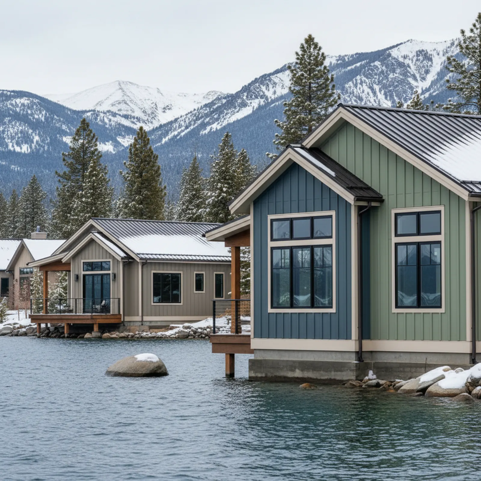 Window Replacement in Tahoe City, CA Window Replacement for Tahoe lakefront and near-shore homes in Tahoe City, California