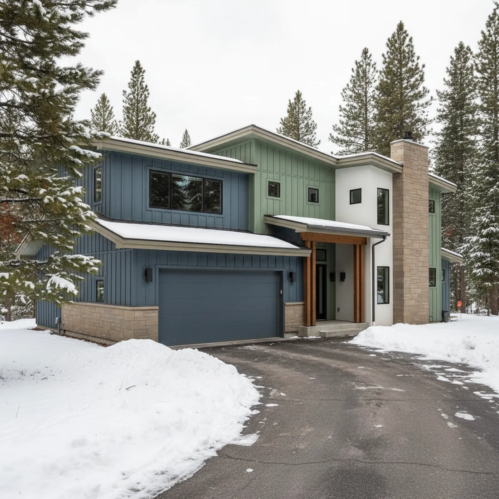 Fire-Resistant Siding in Truckee, CA Fire-Resistant Siding for mountain-modern custom homes in Truckee, California