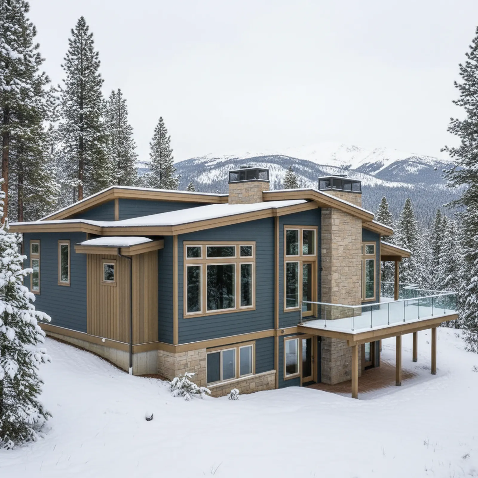 Siding in Truckee, CA Siding for mountain-modern custom homes in Truckee, California