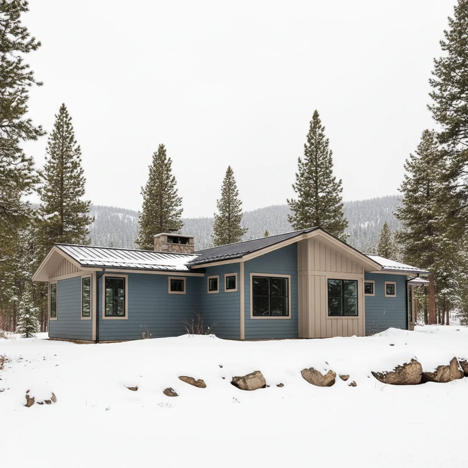 Window Replacement in Truckee, CA Window Replacement for mountain-modern custom homes in Truckee, California