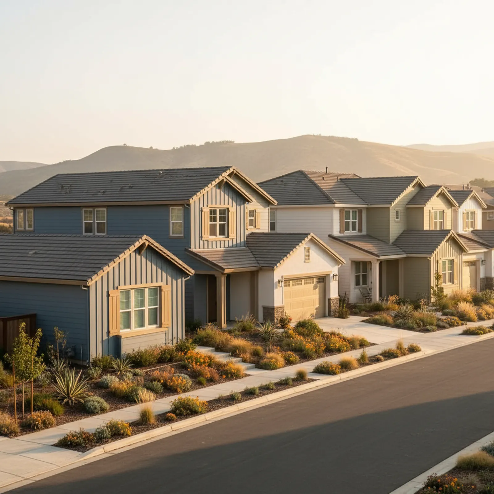 Fire-Resistant Siding in Vacaville, CA Fire-Resistant Siding for tract homes in Vacaville, California