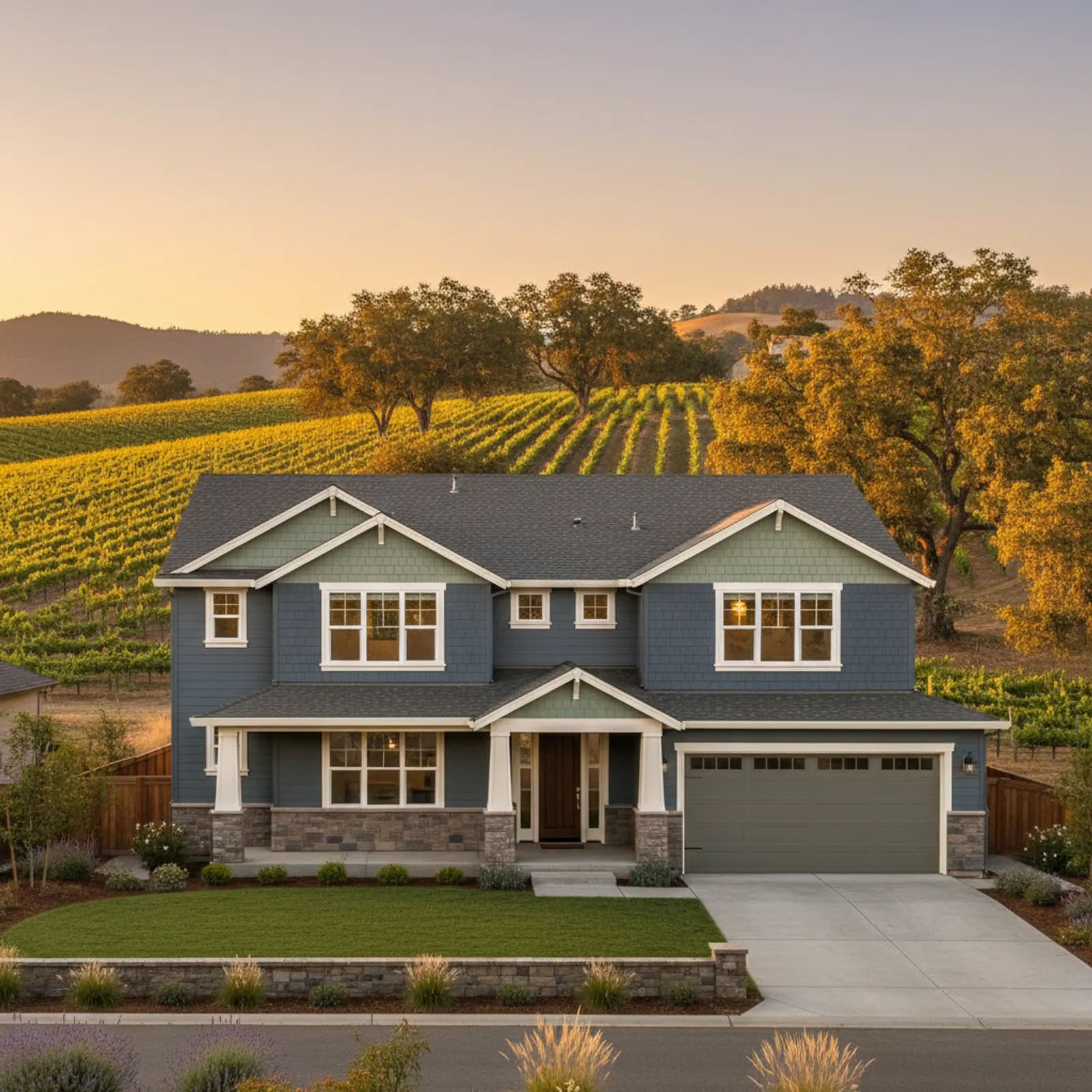 James Hardie Siding in Windsor, CA James Hardie Siding for newer master-planned homes in Windsor, California