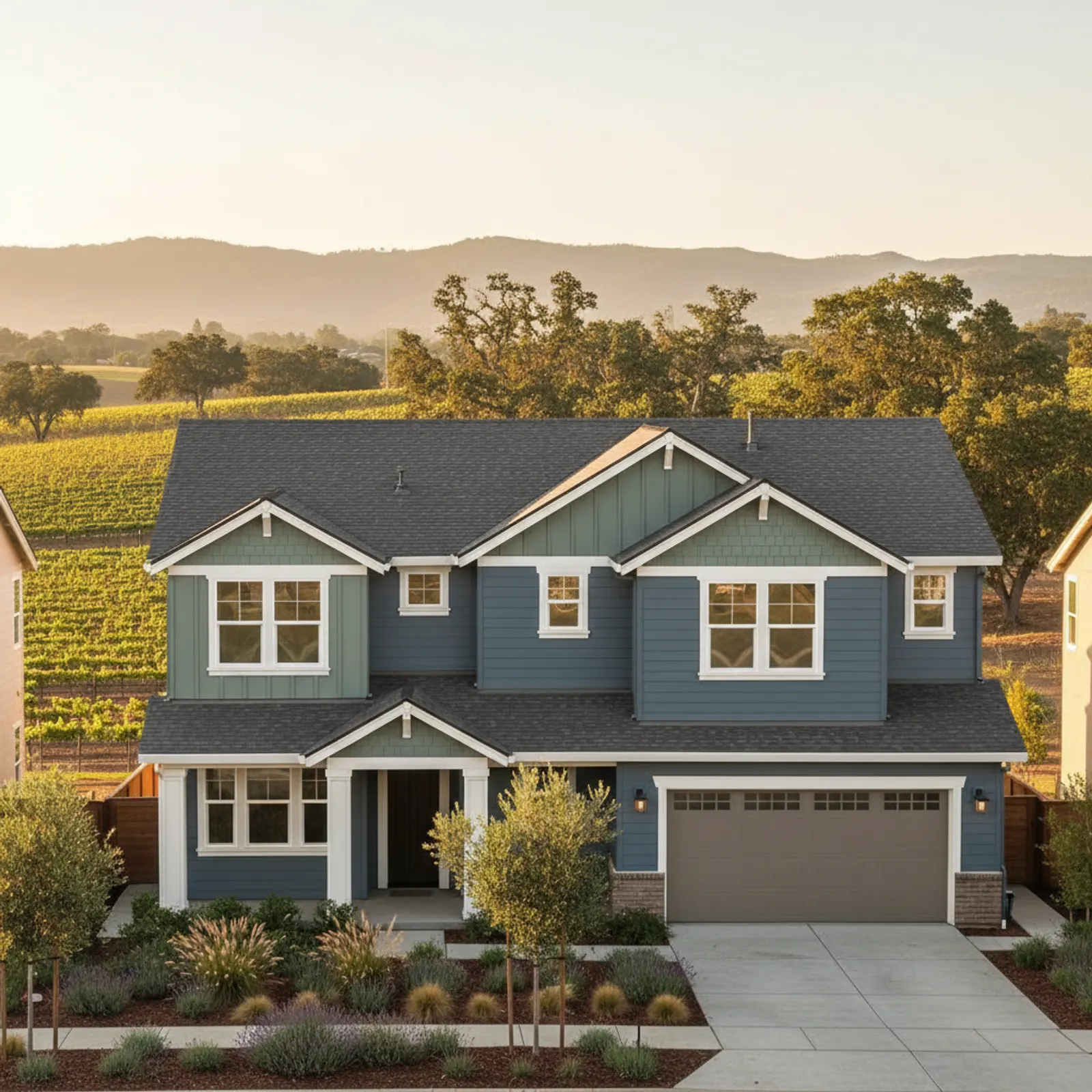 Siding in Windsor, CA Siding for newer master-planned homes in Windsor, California