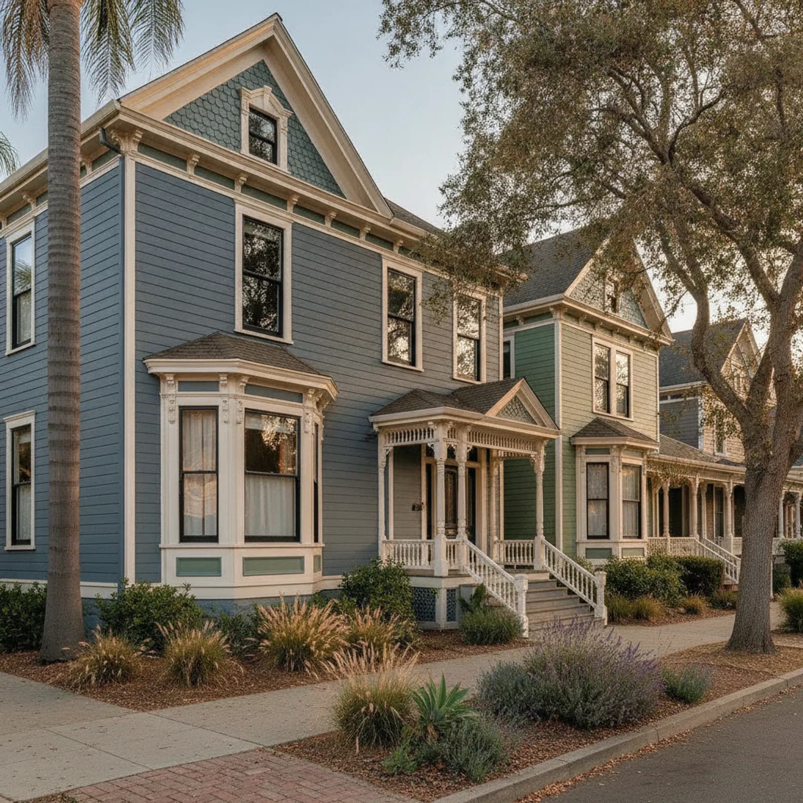 Fiber Cement Siding in Woodland, CA Fiber Cement Siding for Victorian and Queen Anne homes in the historic core in Woodland, California