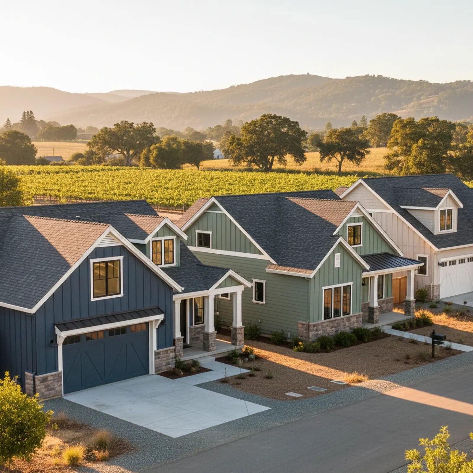 Fiber Cement Siding in Yountville, CA Fiber Cement Siding for premium small-town homes in Yountville, California