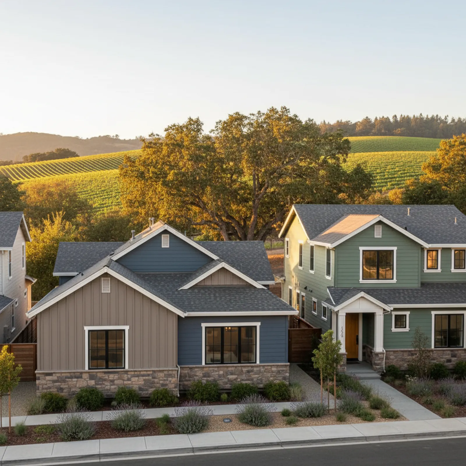 James Hardie Siding in Yountville, CA James Hardie Siding for premium small-town homes in Yountville, California