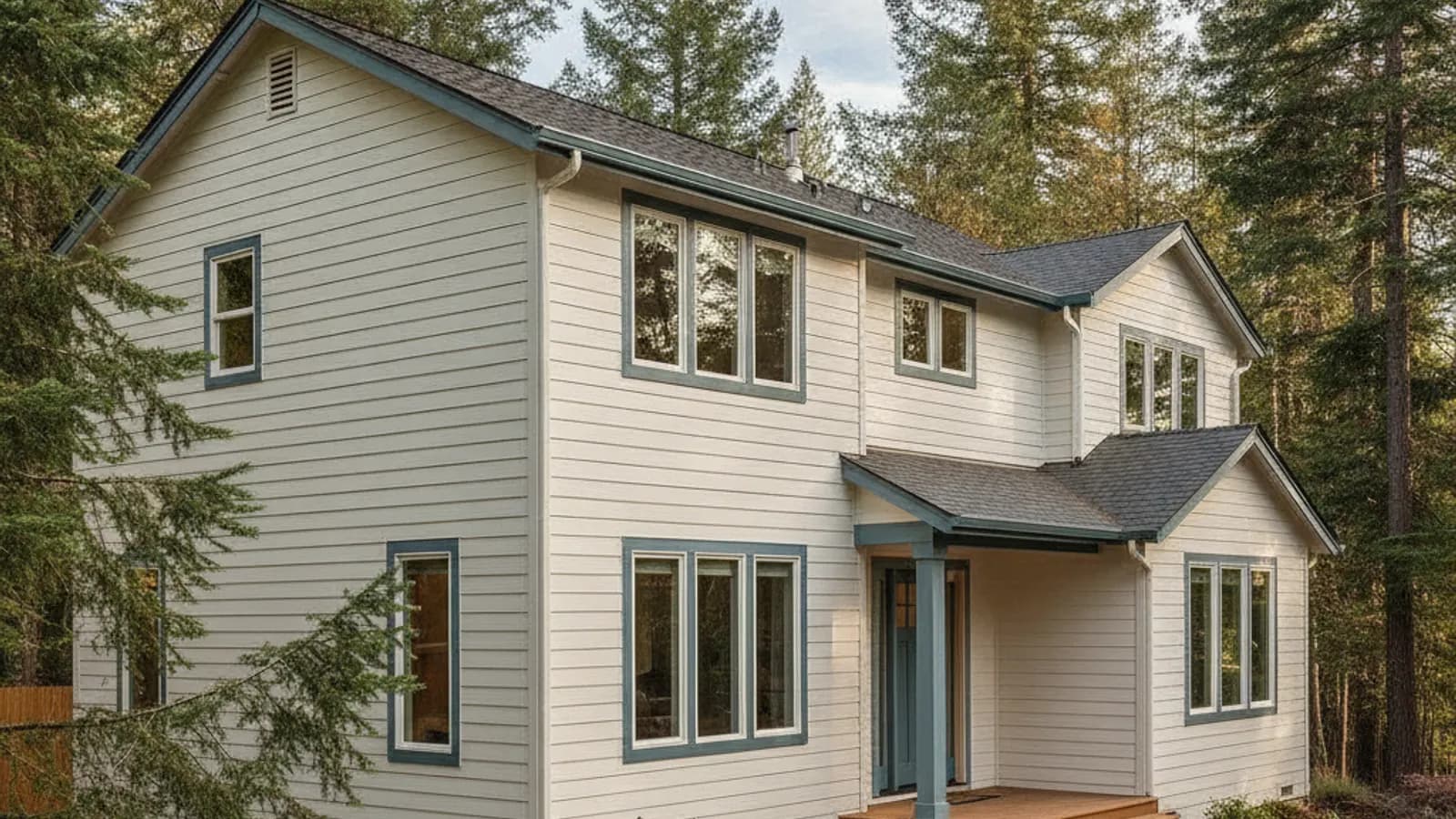 New lap siding replacing failed LP Inner-Seal OSB siding
